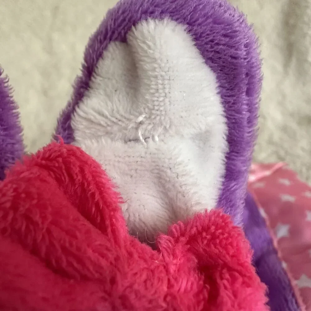 Fisher Price Purple Bunny Rabbit Lovey Security Blanket 12